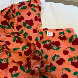 Baggu women’s  Cherry Print pajama set